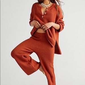 COPY - Free People Hailee Sweater Set in Savanah Red